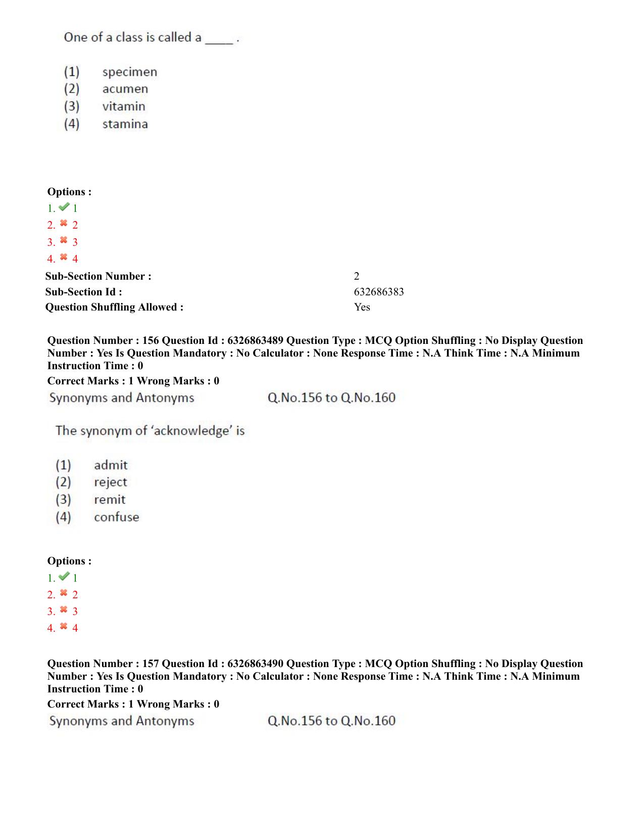 TS ICET 2022 Question Paper 1 - Jul 27, 2022 - Page 139