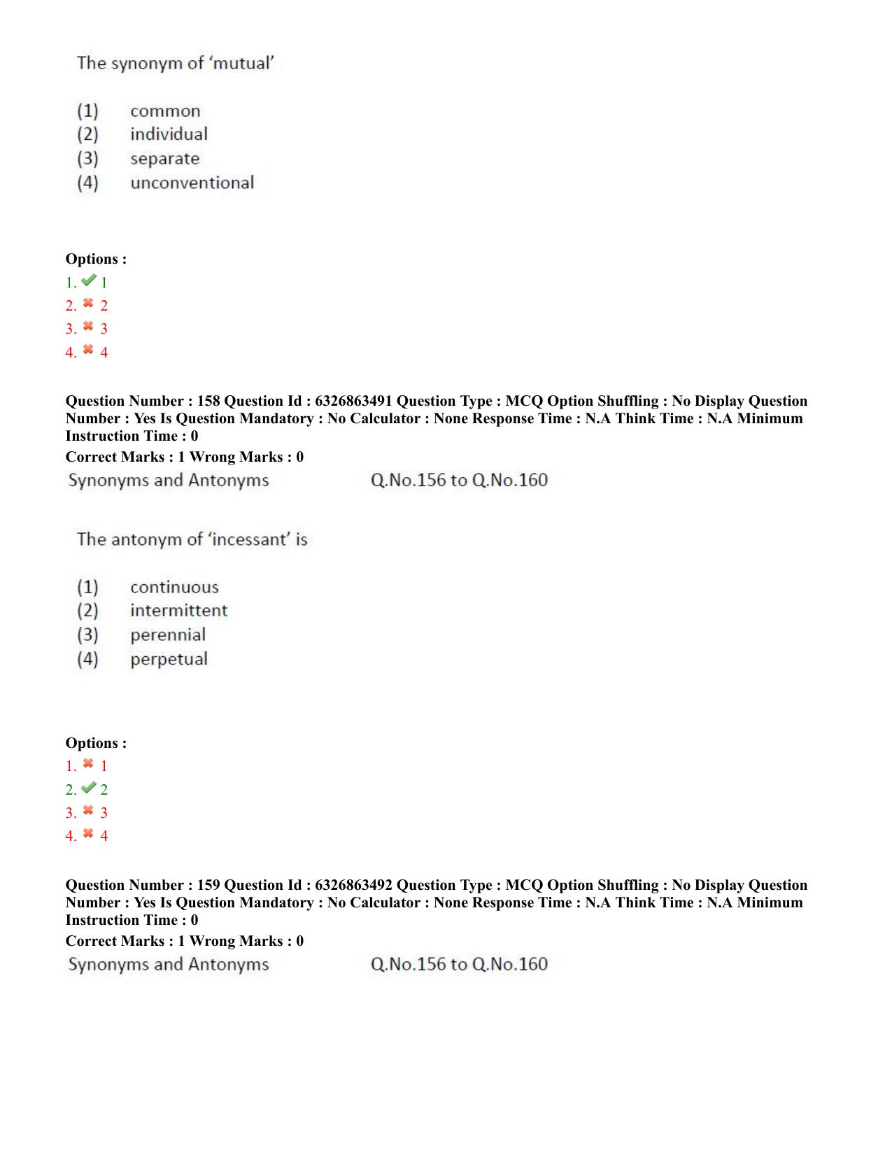 TS ICET 2022 Question Paper 1 - Jul 27, 2022 - Page 140