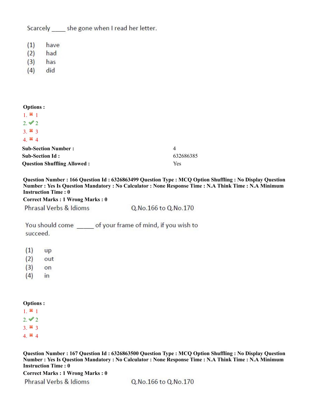 TS ICET 2022 Question Paper 1 - Jul 27, 2022 - Page 144