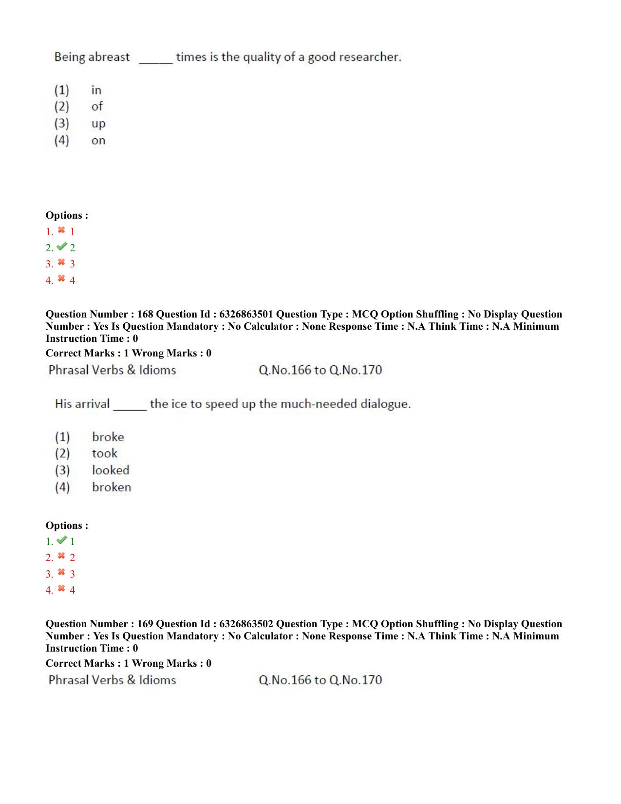 TS ICET 2022 Question Paper 1 - Jul 27, 2022 - Page 145