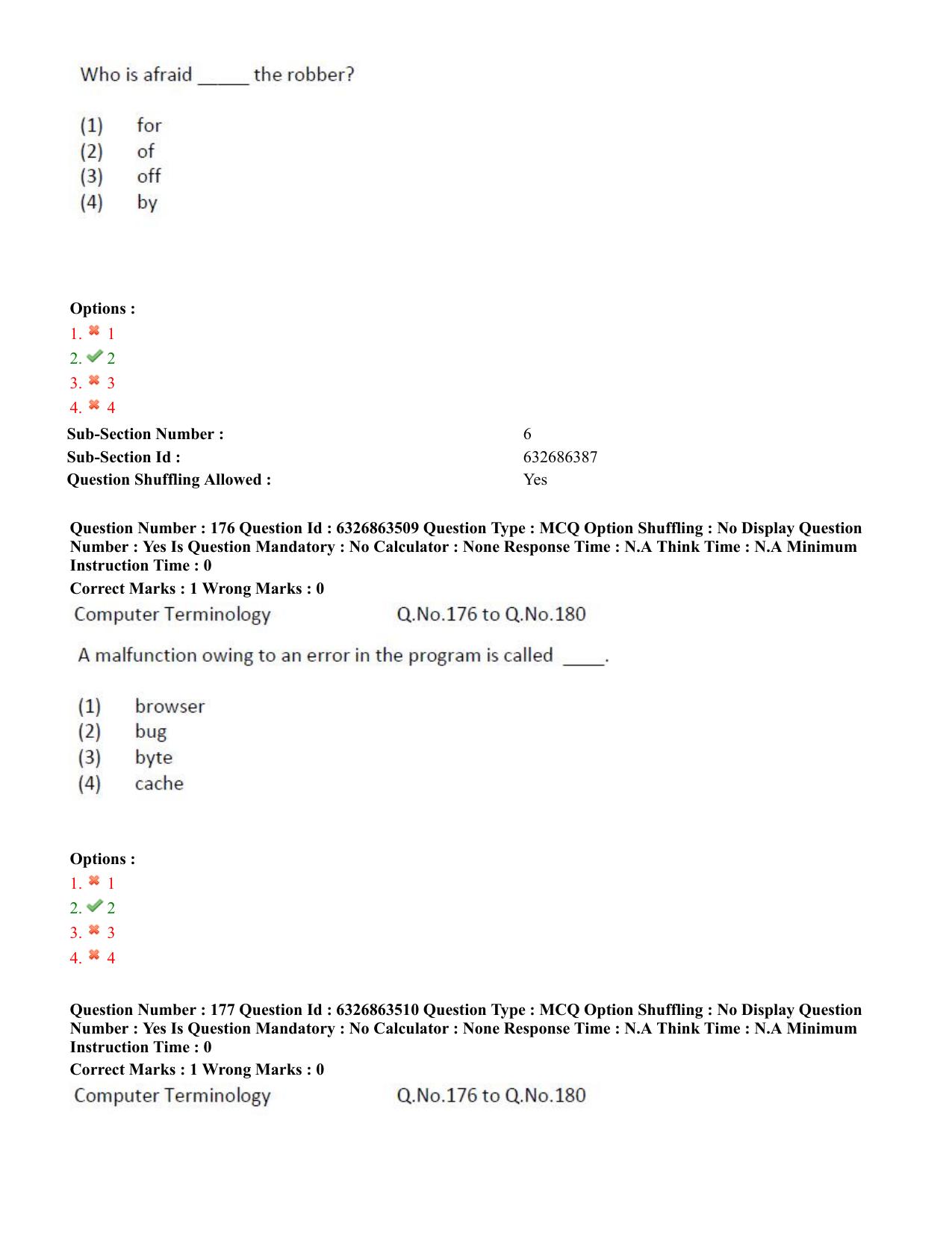 TS ICET 2022 Question Paper 1 - Jul 27, 2022 - Page 149