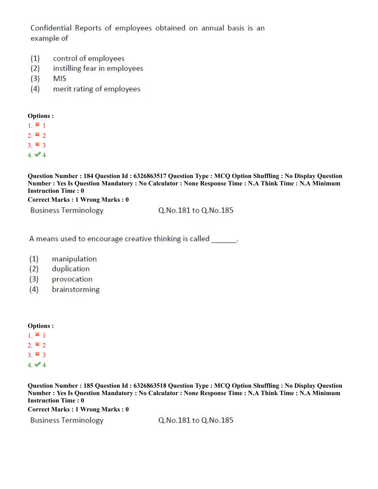 TS ICET 2022 Question Paper 1 - Jul 27, 2022 - Page 153
