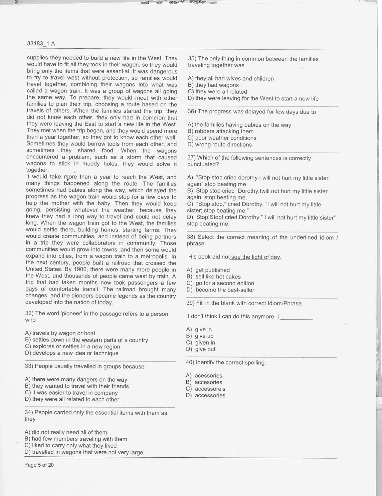  JKBOPEE B.Ed Kashmir / Special Education 2017 Question Paper - Page 5