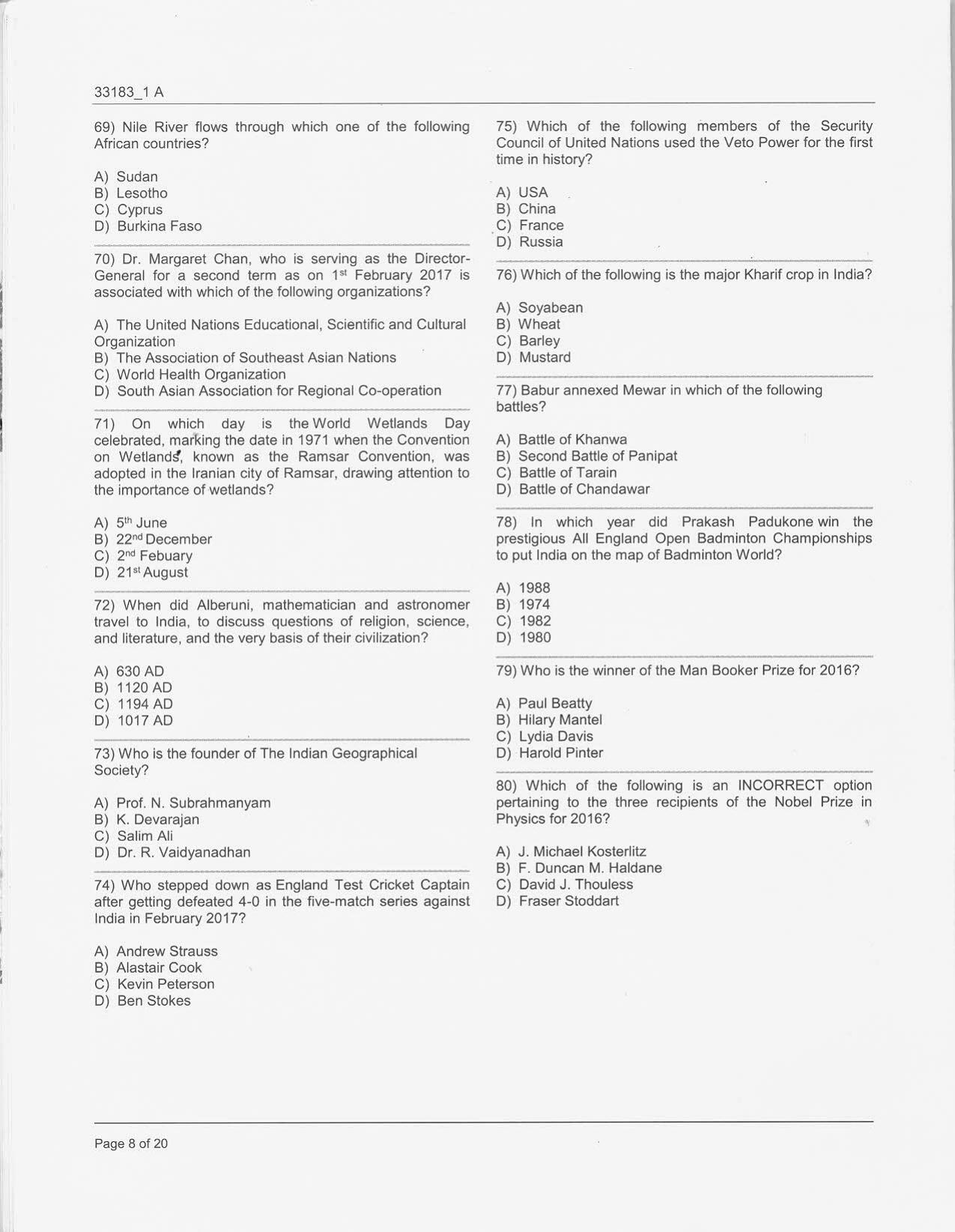  JKBOPEE B.Ed Kashmir / Special Education 2017 Question Paper - Page 8