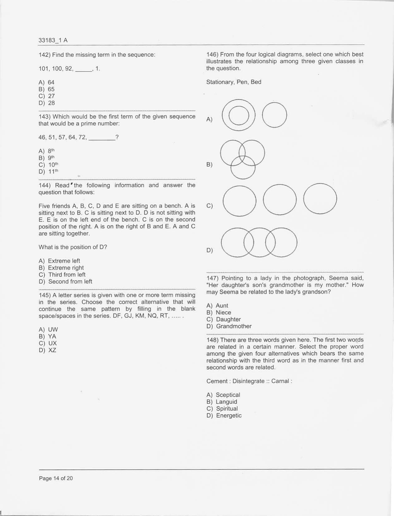  JKBOPEE B.Ed Kashmir / Special Education 2017 Question Paper - Page 14