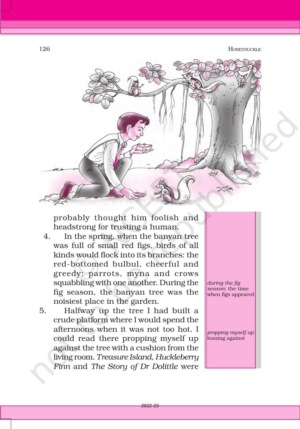 NCERT Book for Class 6 English(Honeysuckle) : Chapter 10-The Banyan Tree - Page 3