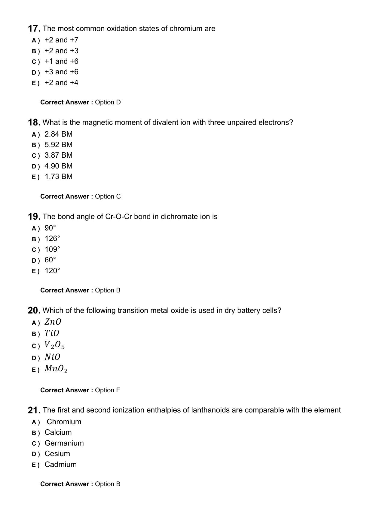 KEAM 2025 April 29 (Pharmacy - FN Session) Question Paper with Answer Key - Page 5