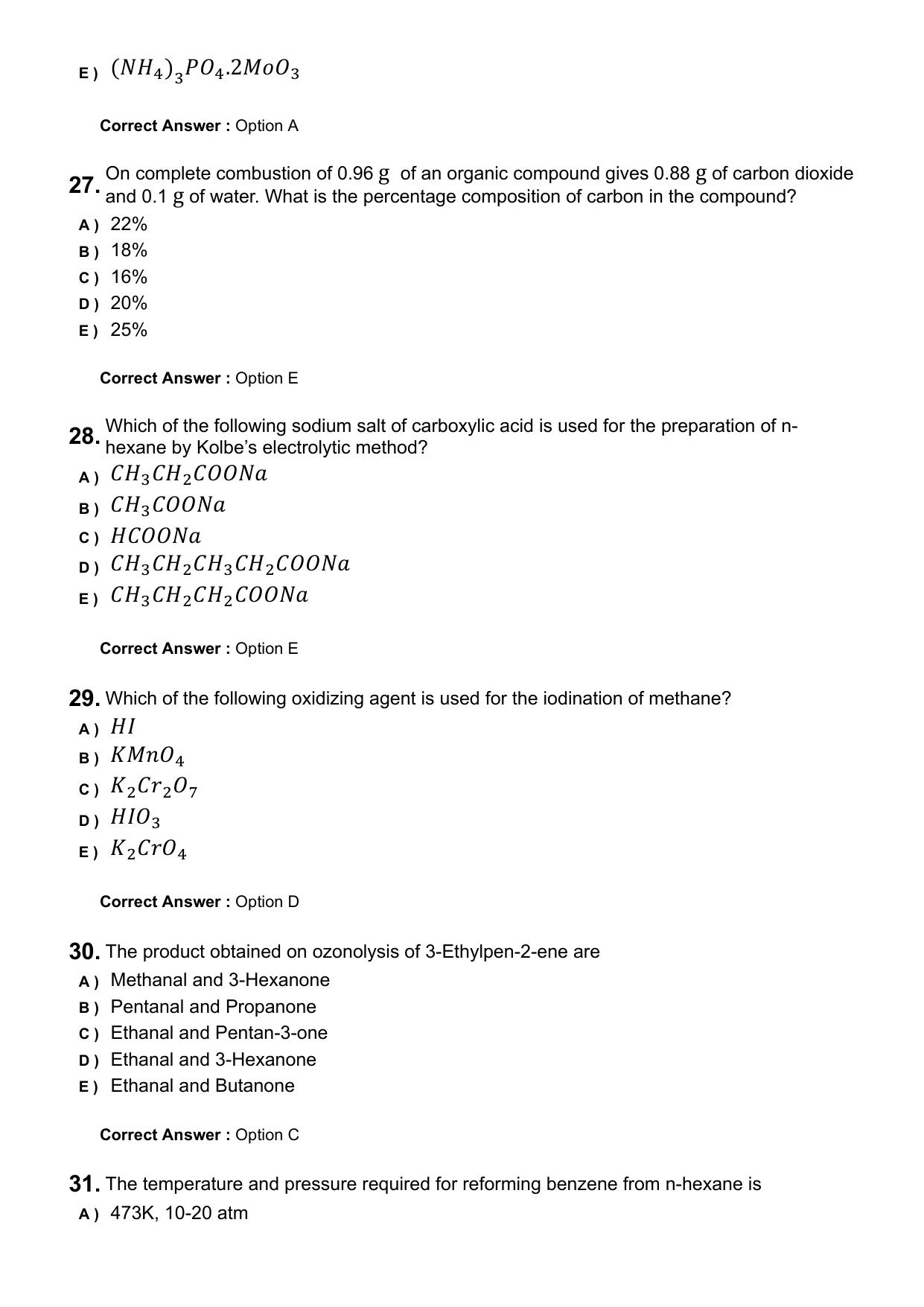 KEAM 2025 April 29 (Pharmacy - FN Session) Question Paper with Answer Key - Page 7