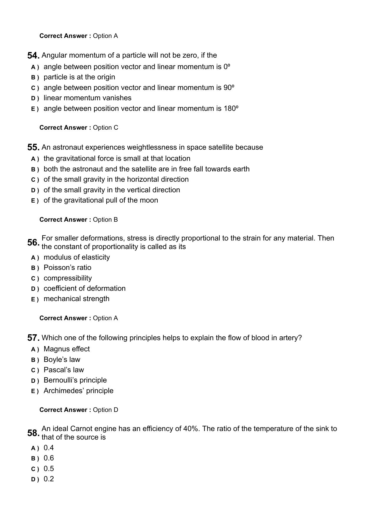 KEAM 2025 April 29 (Pharmacy - FN Session) Question Paper with Answer Key - Page 13
