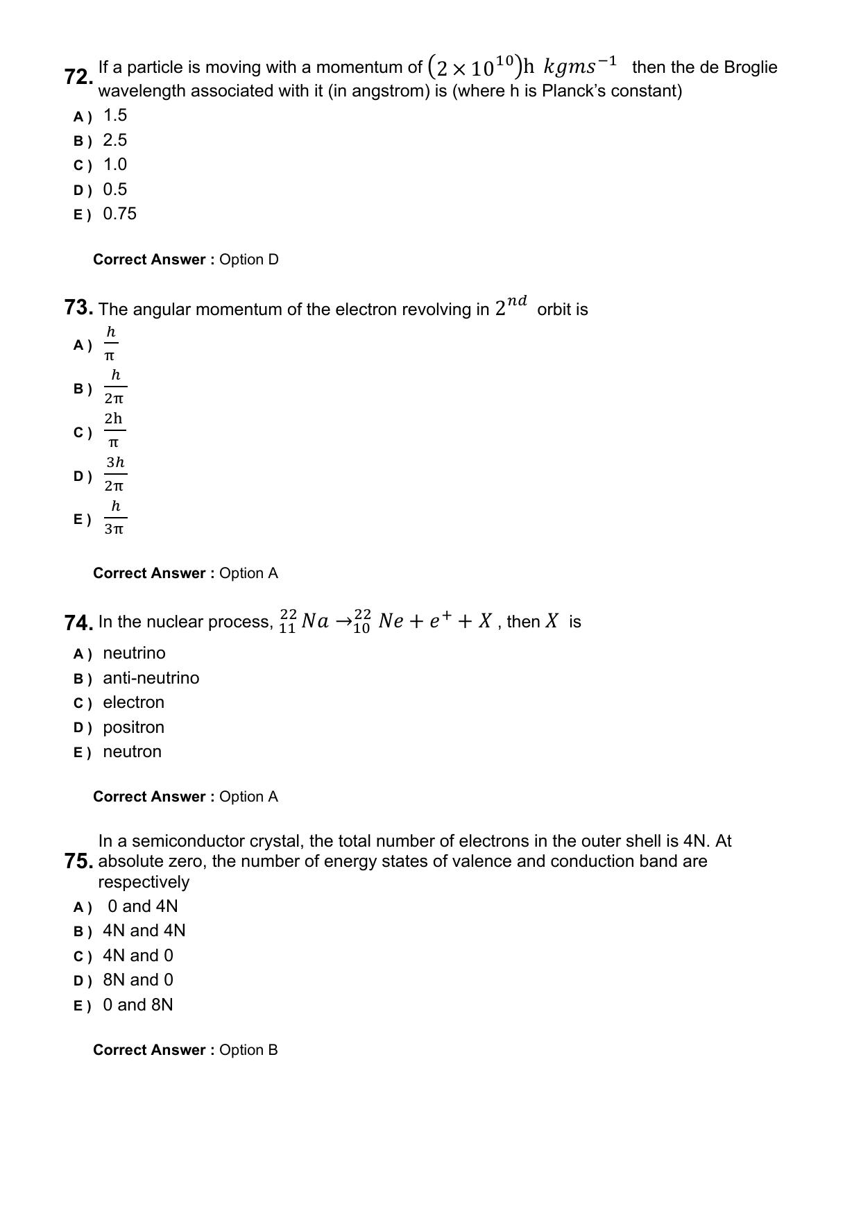 KEAM 2025 April 29 (Pharmacy - FN Session) Question Paper with Answer Key - Page 17