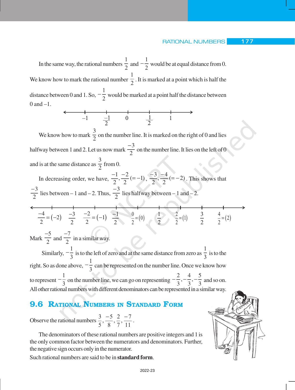 NCERT Book for Class 7 Maths: Chapter 9-Rational Numbers - Page 5