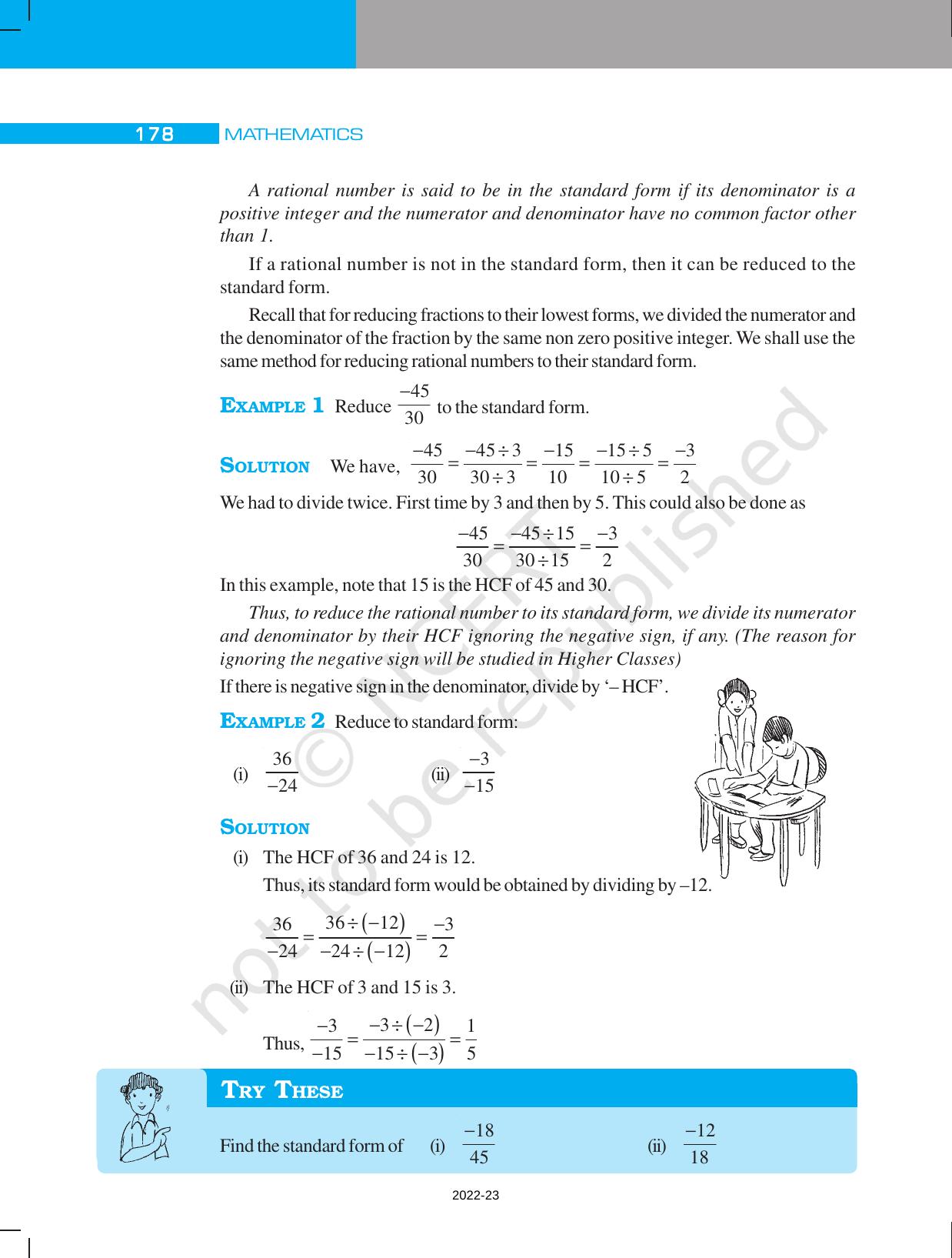 NCERT Book for Class 7 Maths: Chapter 9-Rational Numbers - Page 6