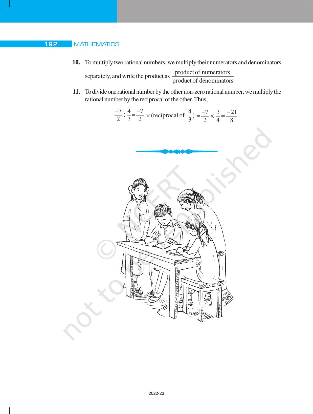 NCERT Book for Class 7 Maths: Chapter 9-Rational Numbers - Page 20