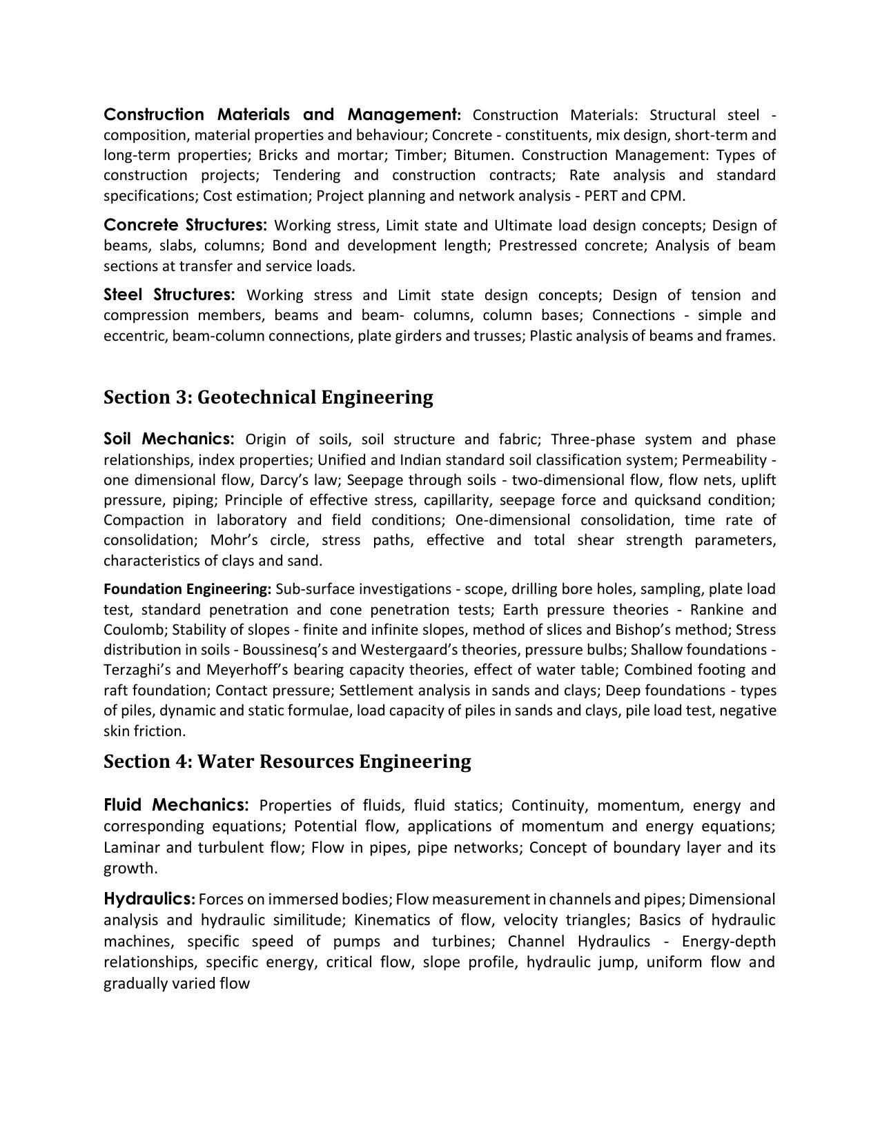 AP RCET Civil Engineering Syllabus - Page 2