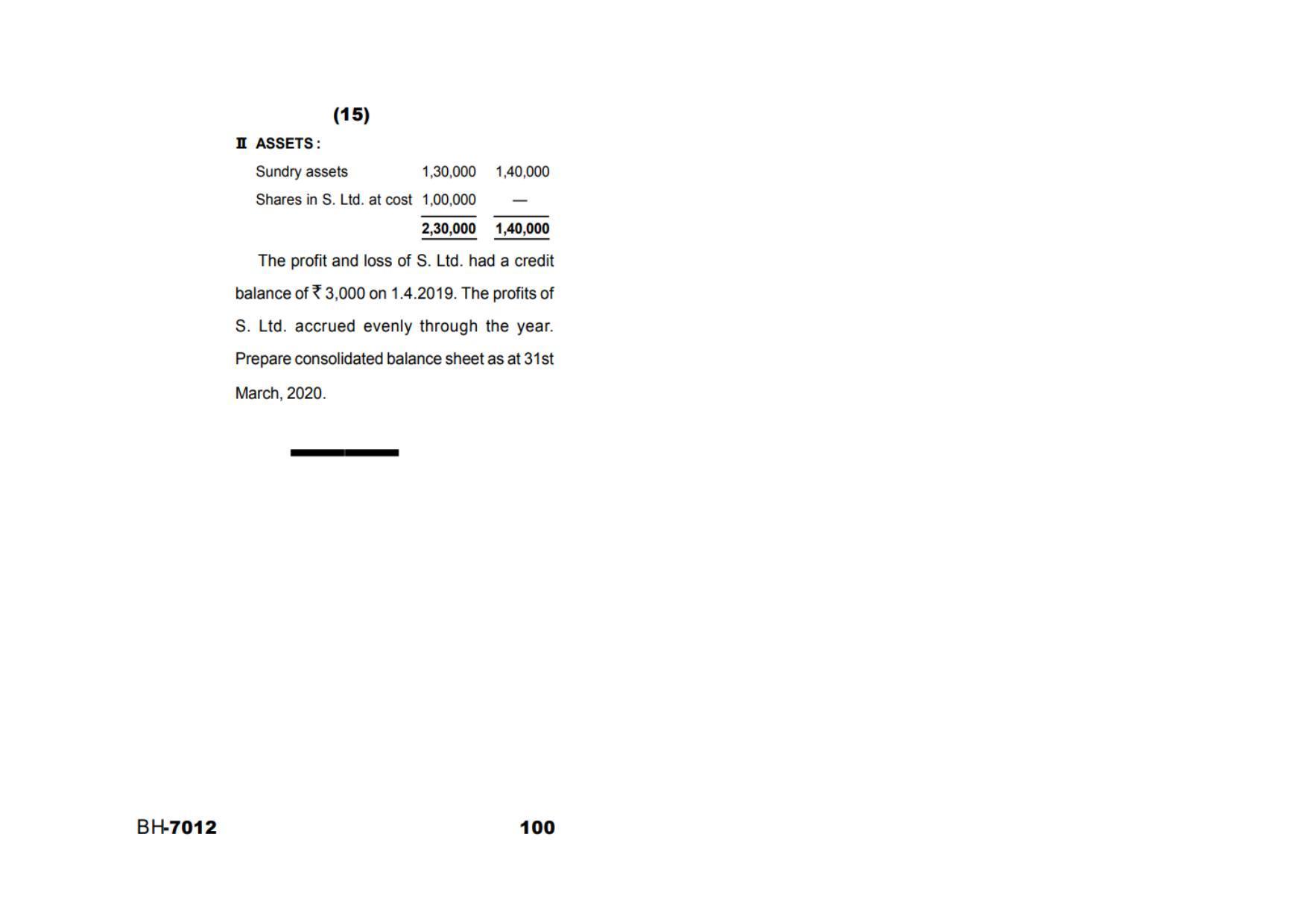 Sarguja University Question Paper - 2022 : M.Com(First Sem.)Advanced Accounting Paper 1 - Page 8