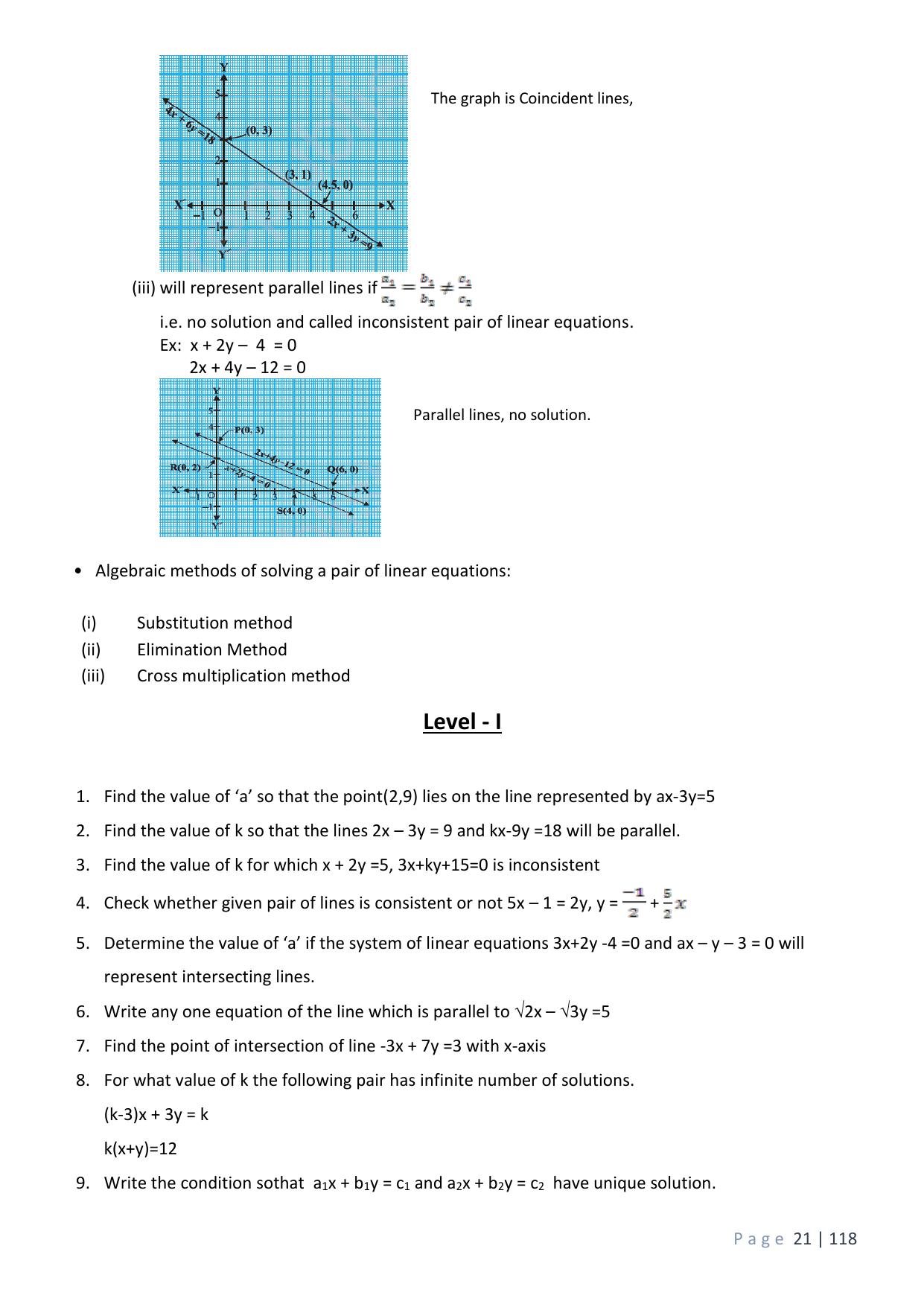 CBSE Worksheets for Class 10 Maths Linear Equations Assignment 9 - Page 2