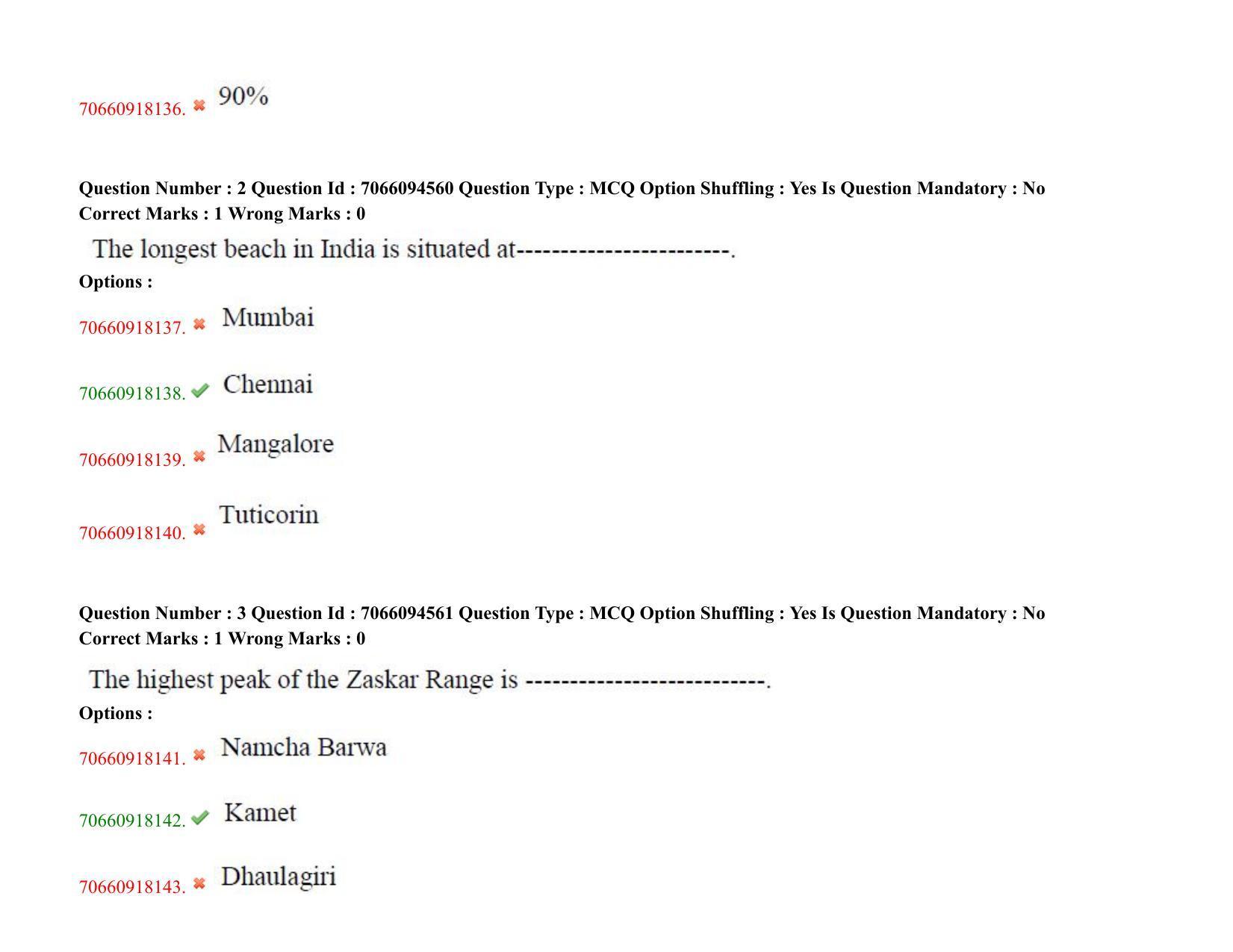 TS CPGET 2020 PGD in Geographical Cartography (Shift 1) Question Paper with Answer Key - Page 3
