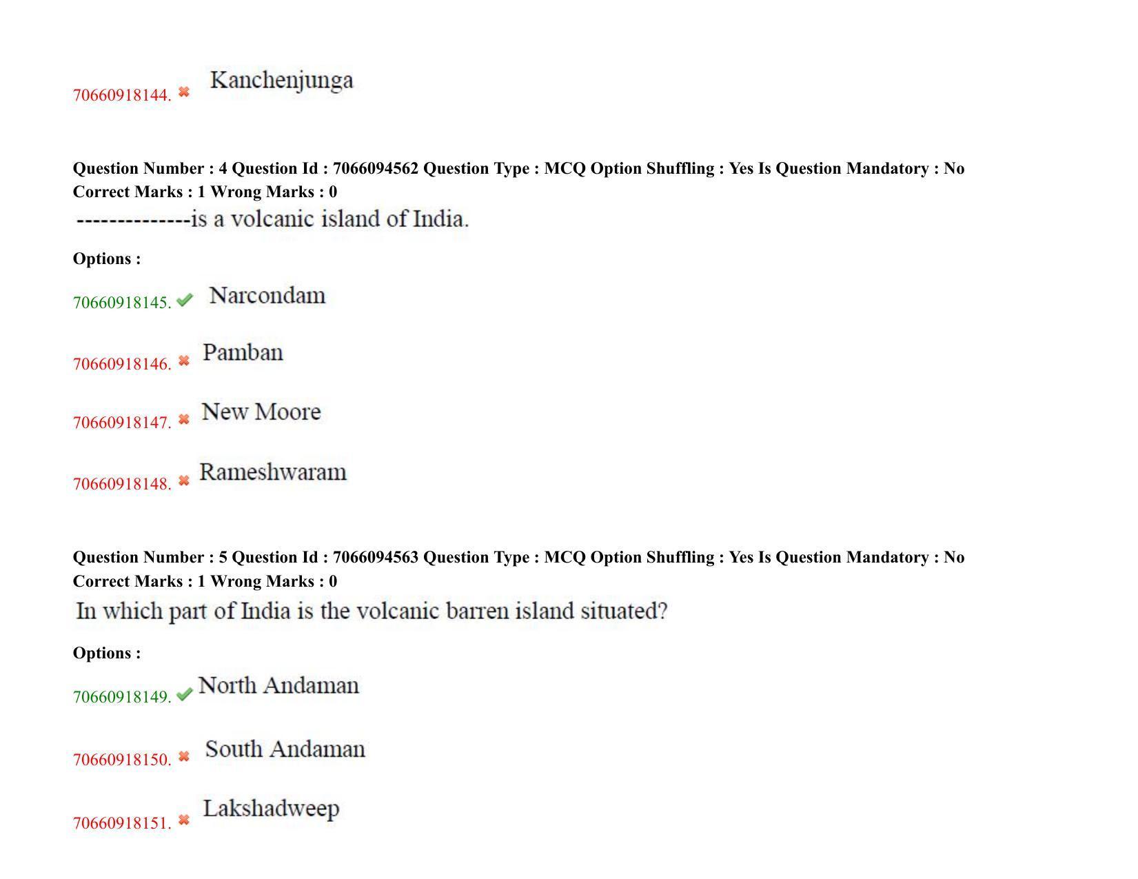 TS CPGET 2020 PGD in Geographical Cartography (Shift 1) Question Paper with Answer Key - Page 4