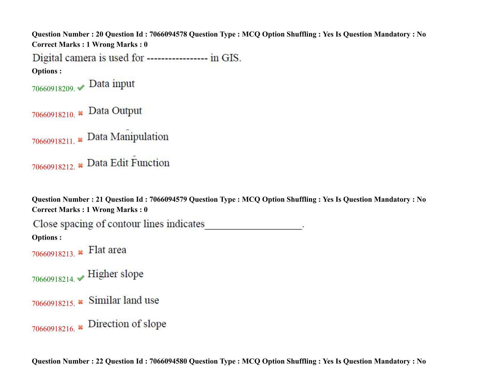 TS CPGET 2020 PGD in Geographical Cartography (Shift 1) Question Paper with Answer Key - Page 12