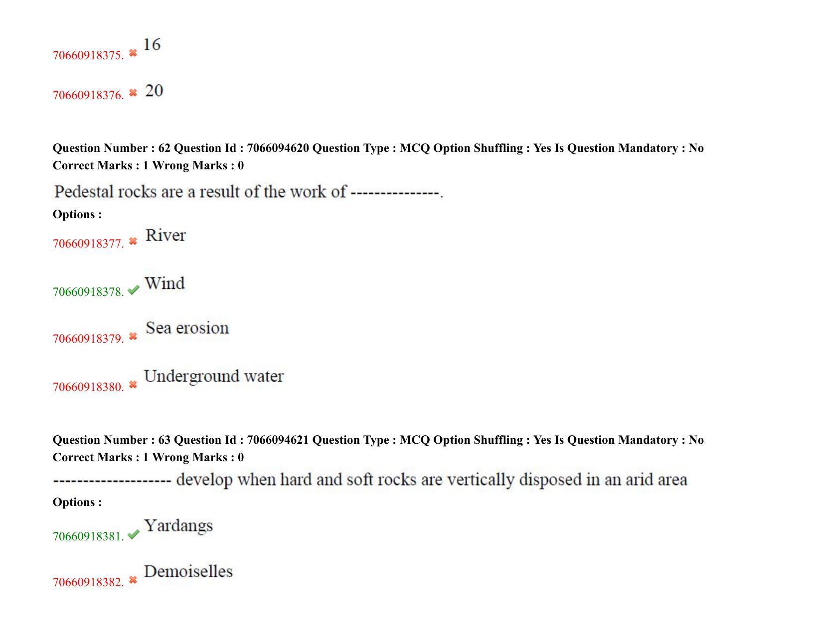 TS CPGET 2020 PGD in Geographical Cartography (Shift 1) Question Paper with Answer Key - Page 33