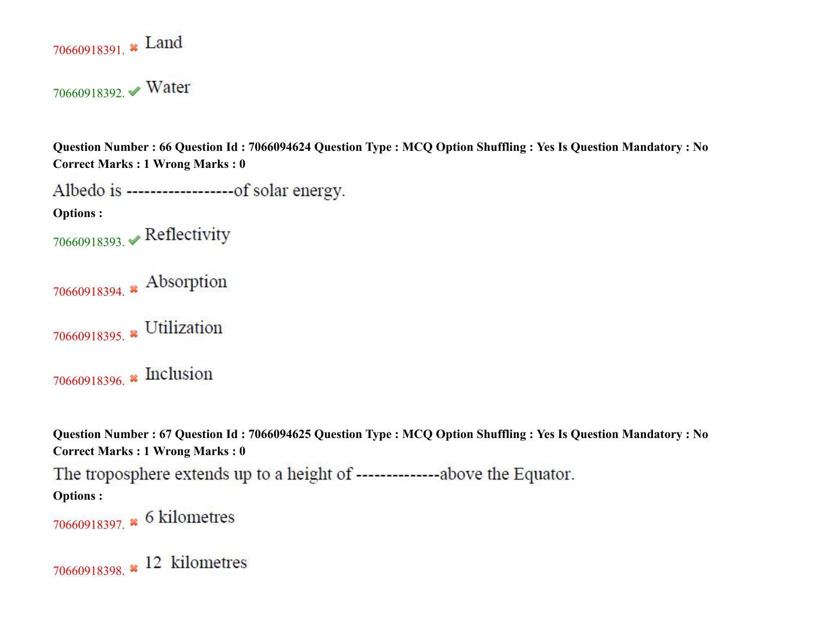 TS CPGET 2020 PGD in Geographical Cartography (Shift 1) Question Paper with Answer Key - Page 35