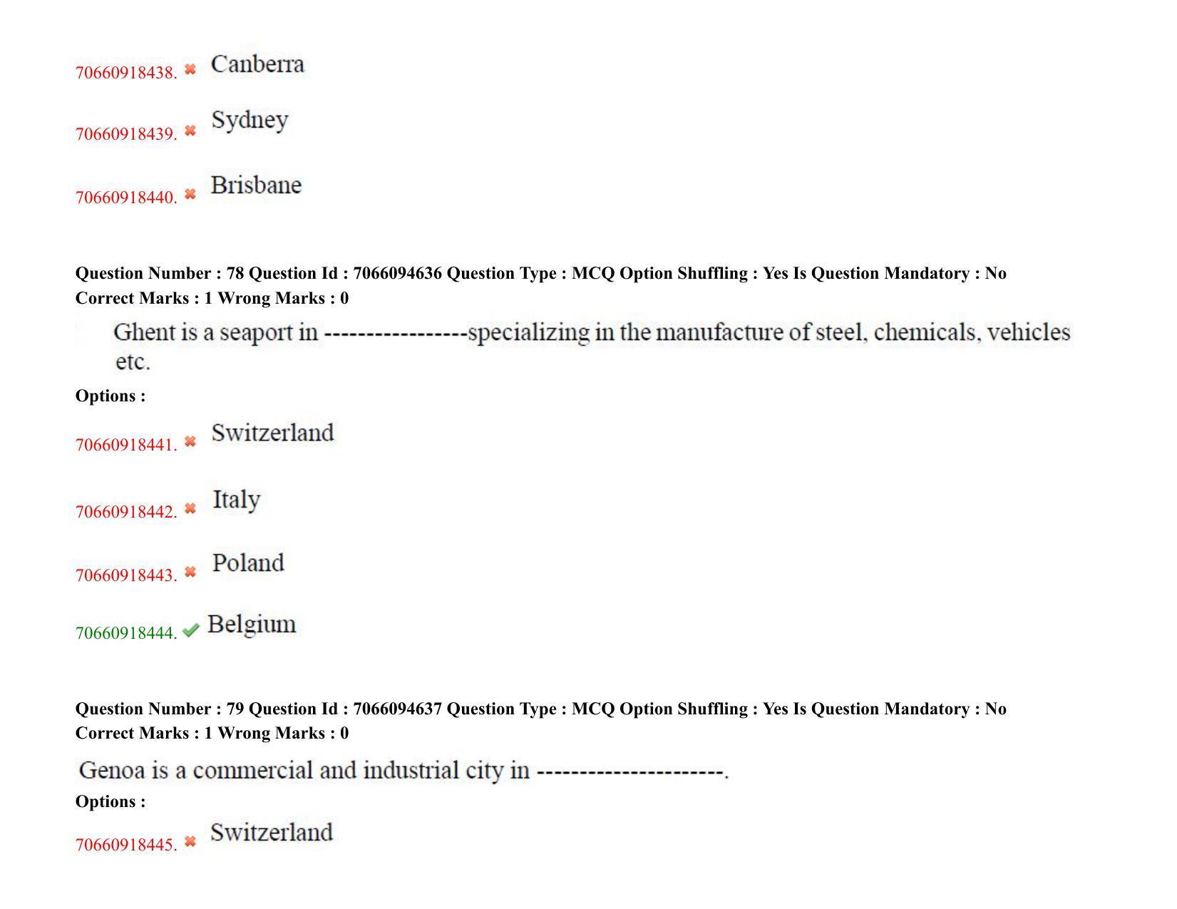TS CPGET 2020 PGD in Geographical Cartography (Shift 1) Question Paper with Answer Key - Page 41