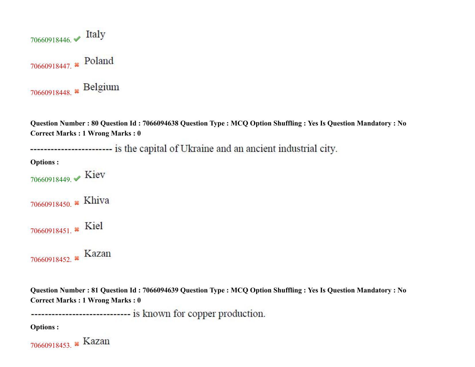 TS CPGET 2020 PGD in Geographical Cartography (Shift 1) Question Paper with Answer Key - Page 42