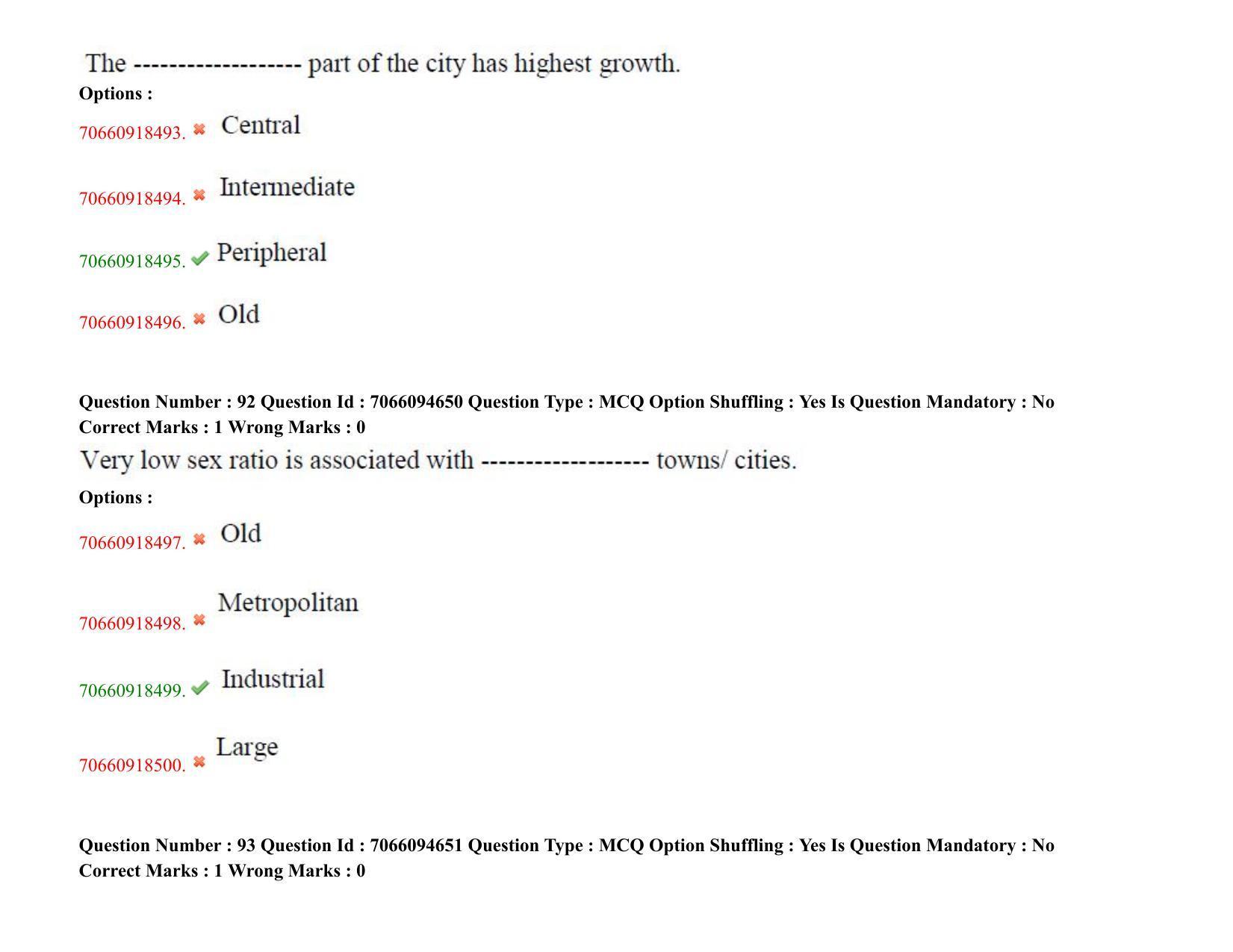TS CPGET 2020 PGD in Geographical Cartography (Shift 1) Question Paper with Answer Key - Page 48