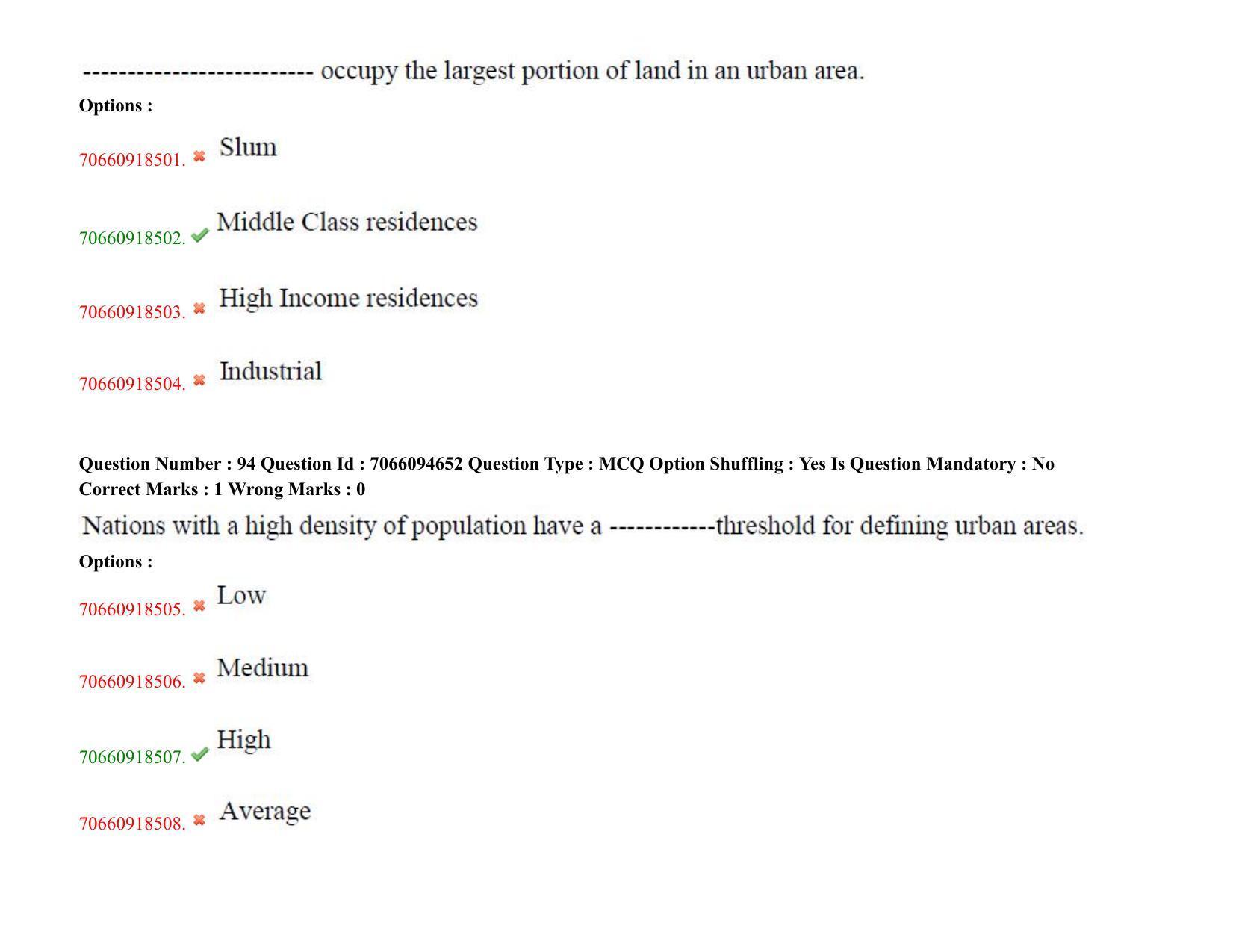TS CPGET 2020 PGD in Geographical Cartography (Shift 1) Question Paper with Answer Key - Page 49