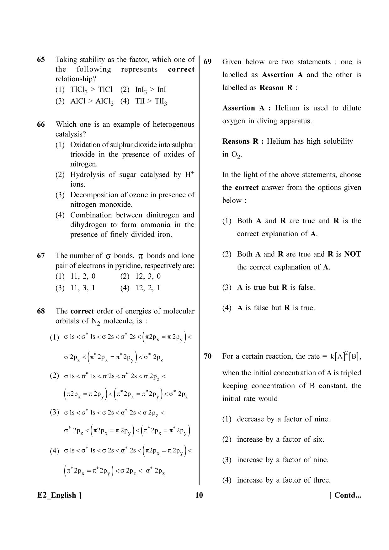 NEET 2023 E2 Question Paper - Page 10
