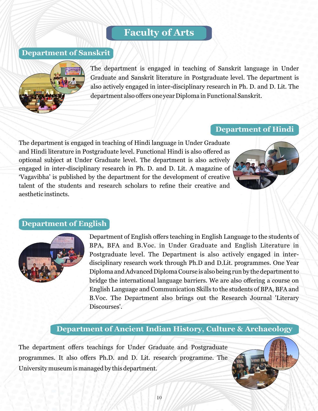 Indira Kala Sangit Vishwavidyalay (University) (IKSVV), Khairagarh 2021-22 (prospectus) - Page 14