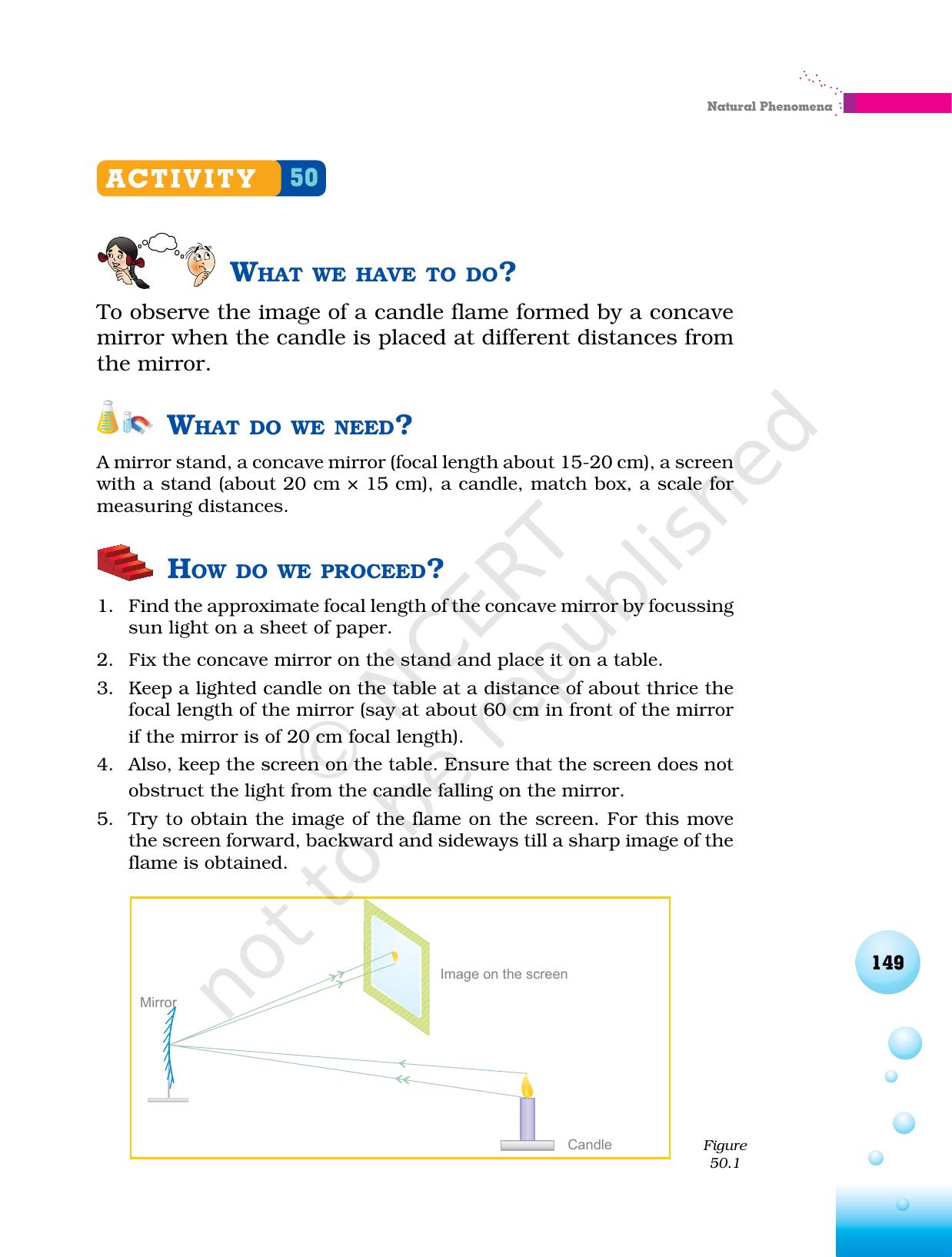 NCERT Laboratory Manuals for Class VI to VIII Science - Theme 6 Natural Phenomena - Page 9