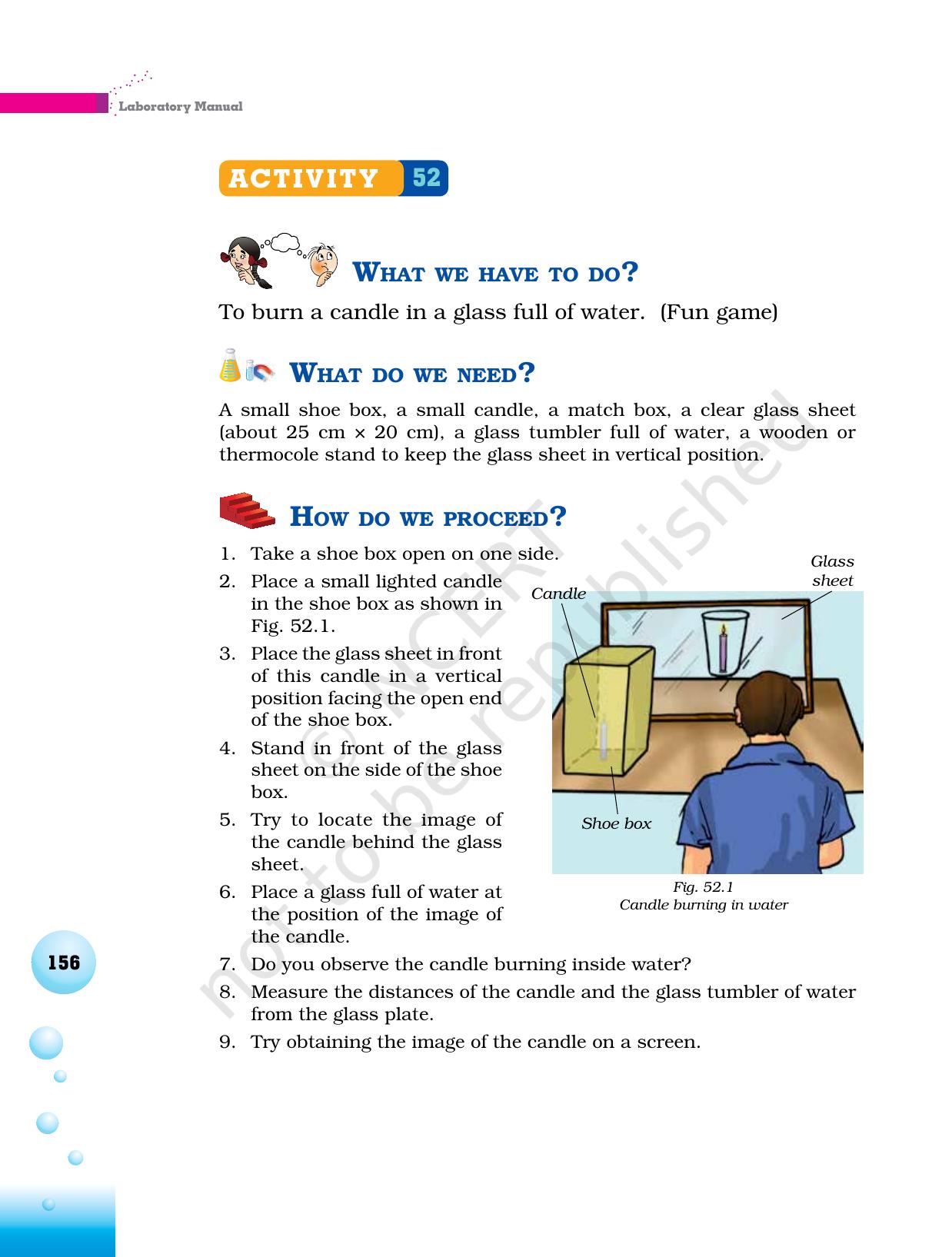 NCERT Laboratory Manuals for Class VI to VIII Science - Theme 6 Natural Phenomena - Page 16