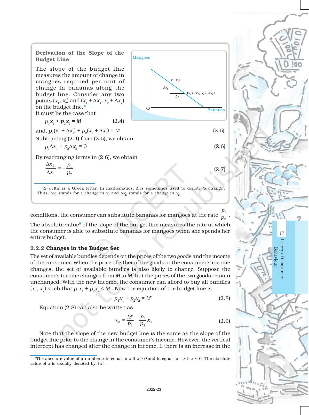 NCERT Book for Class 12 Economics (Microeconomics) Chapter 2 Theory of Consumer Behaviour - Page 10