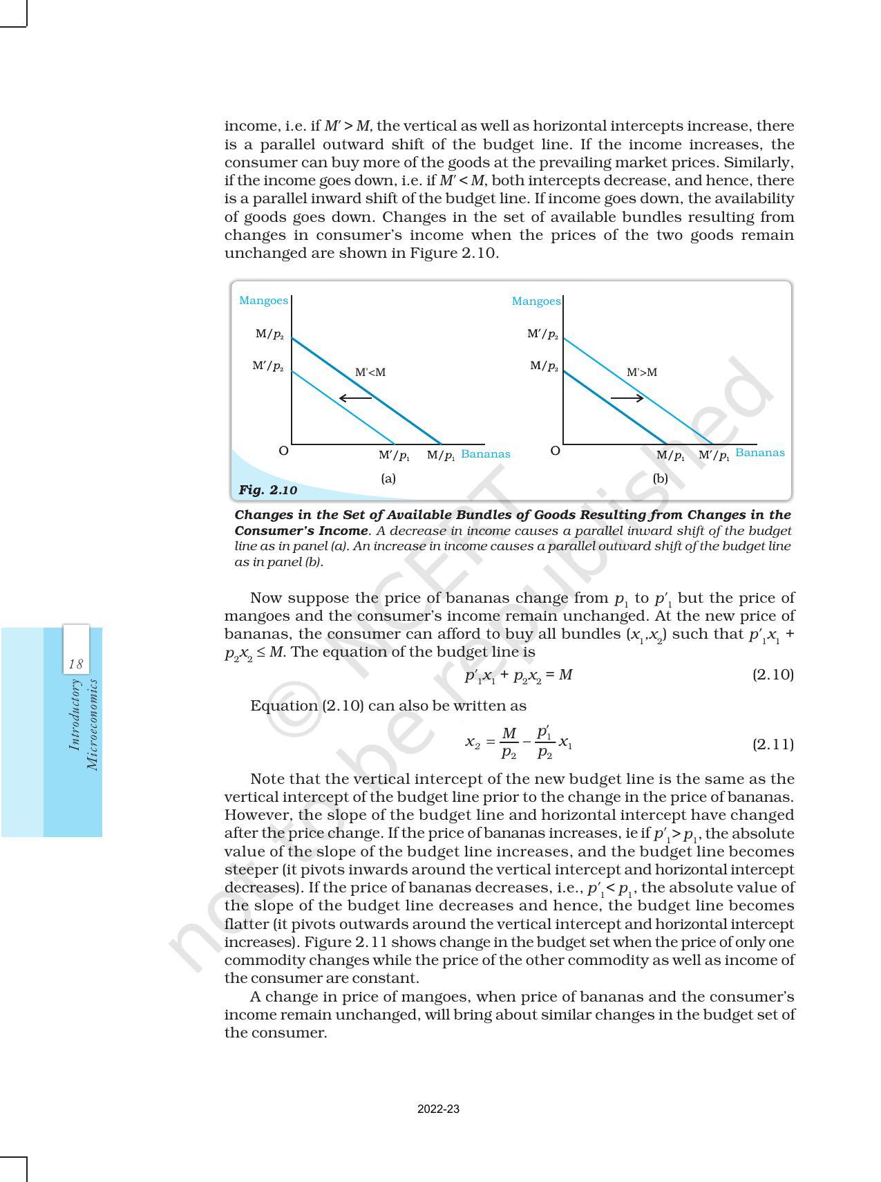 NCERT Book for Class 12 Economics (Microeconomics) Chapter 2 Theory of Consumer Behaviour - Page 11