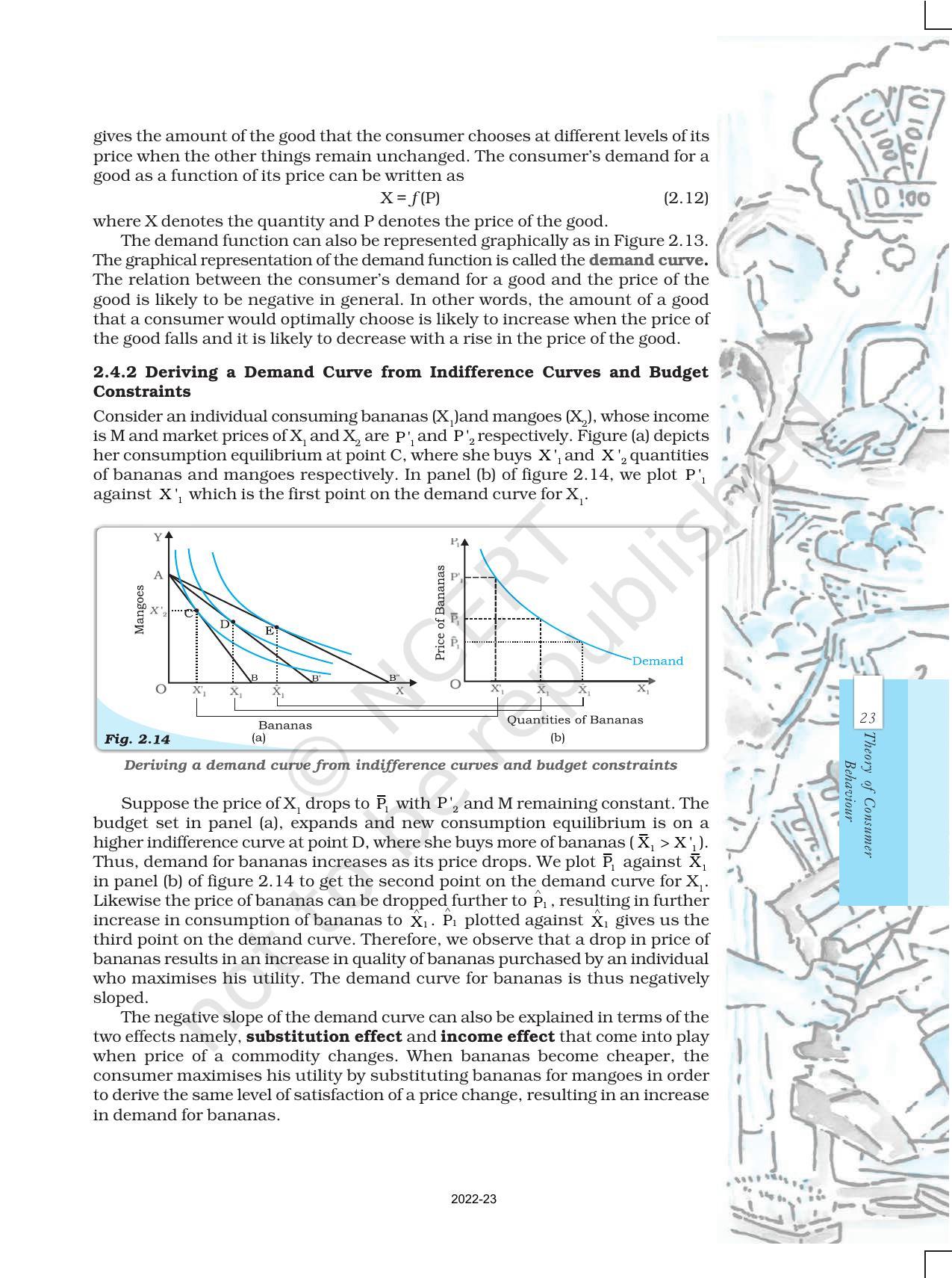 NCERT Book for Class 12 Economics (Microeconomics) Chapter 2 Theory of Consumer Behaviour - Page 16