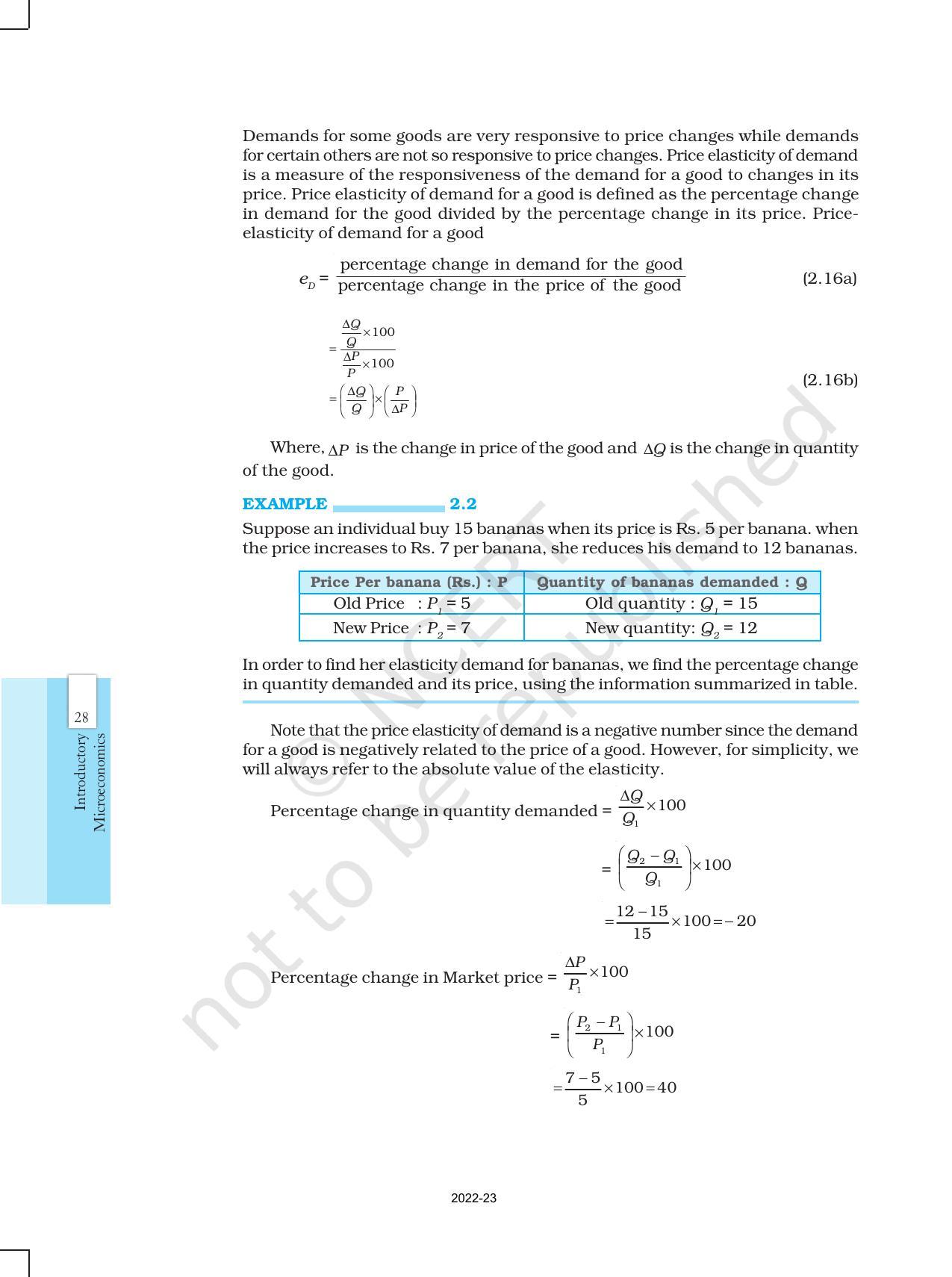 NCERT Book for Class 12 Economics (Microeconomics) Chapter 2 Theory of Consumer Behaviour - Page 21