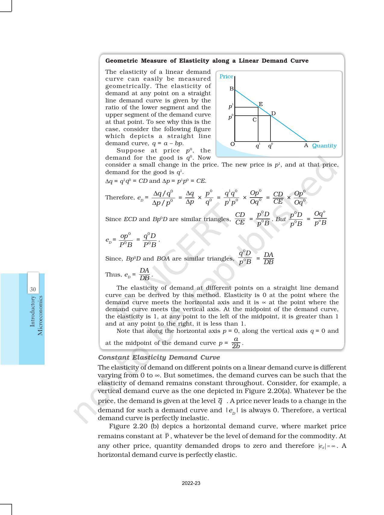 NCERT Book for Class 12 Economics (Microeconomics) Chapter 2 Theory of Consumer Behaviour - Page 23