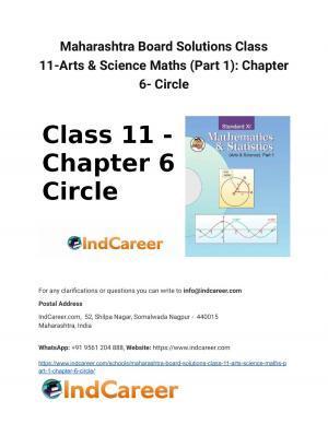 Maharashtra Board Solutions Class 11-Arts & Science Maths (Part 1): Chapter 6- Circle