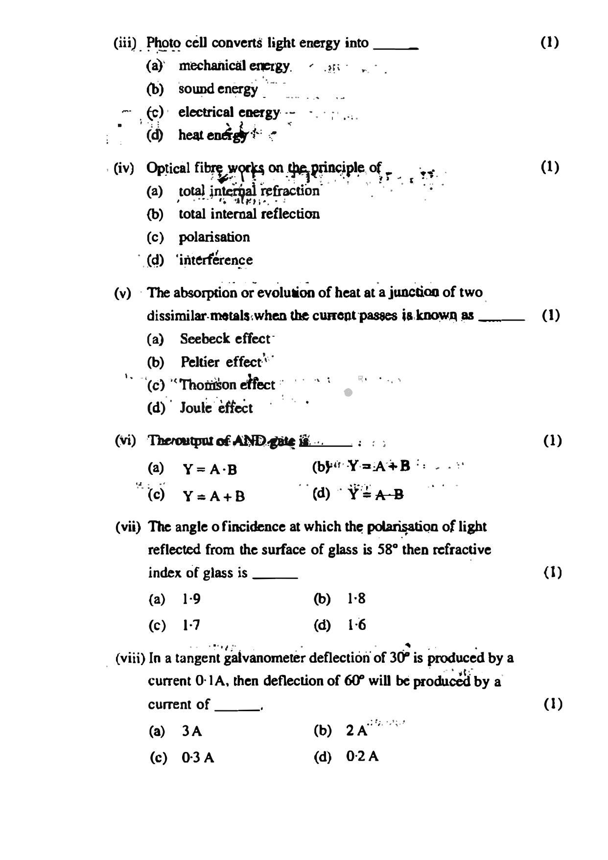 Maharashtra Board HSC Physics 2012 Question Paper - Page 2