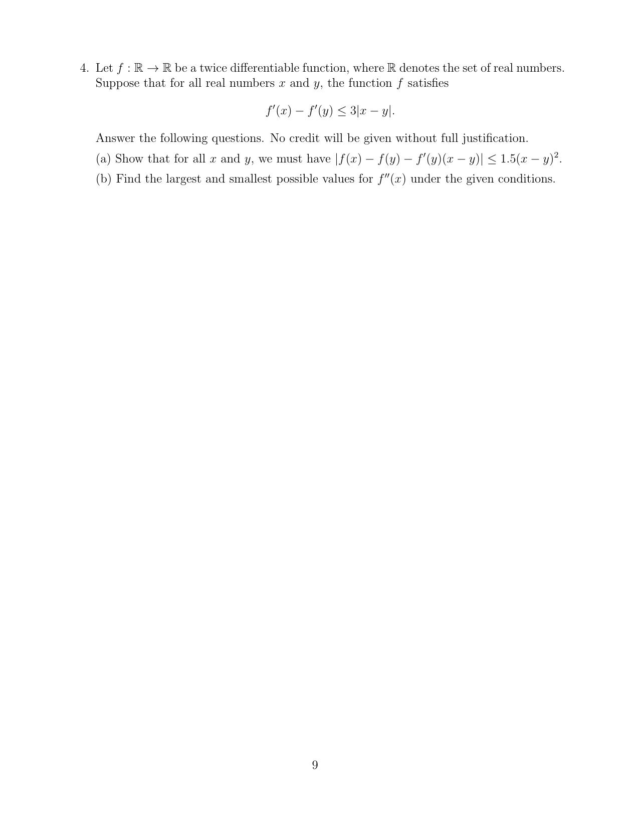 CMI Entrance Exam 2015 Question Paper B.Sc (Hons.) Mathematics and Computer Science - Page 9