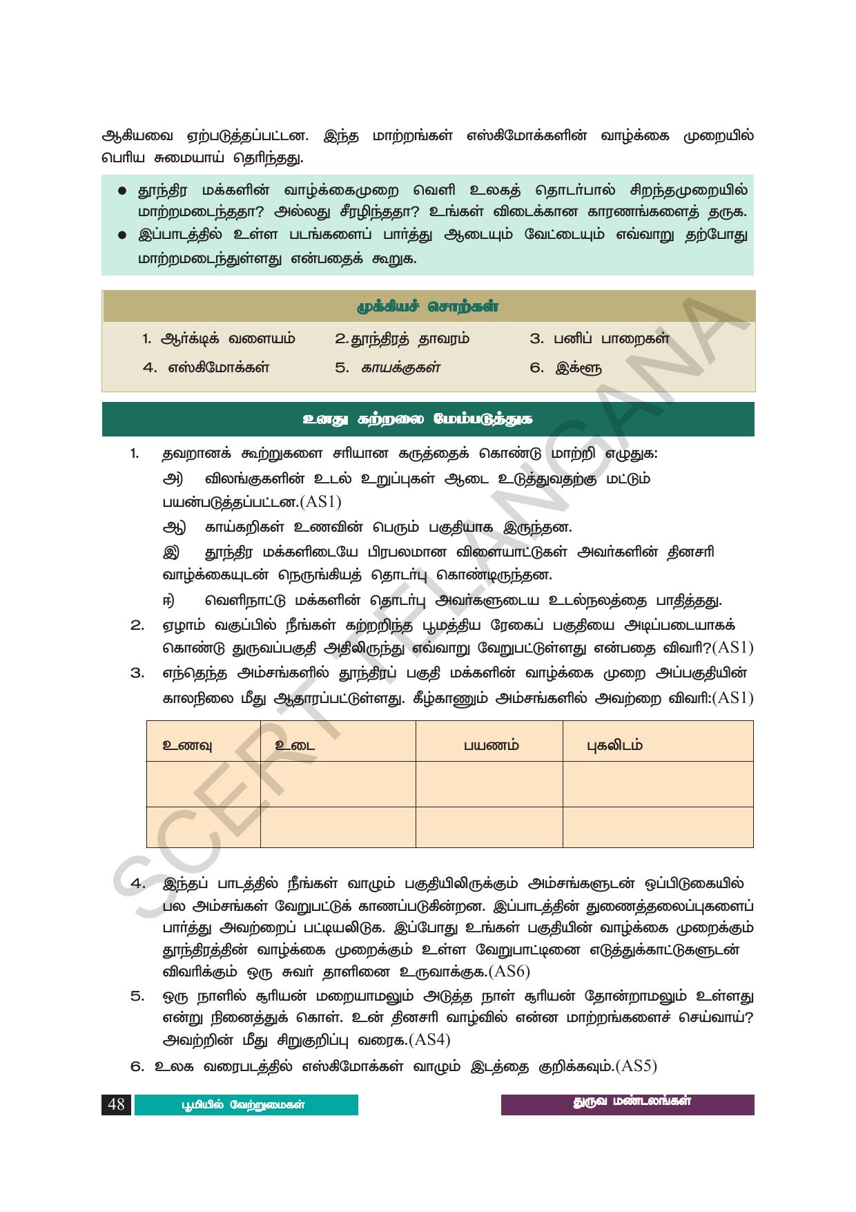 TS SCERT Class 8 Social Science (Tamil Medium) Text Book - Page 58