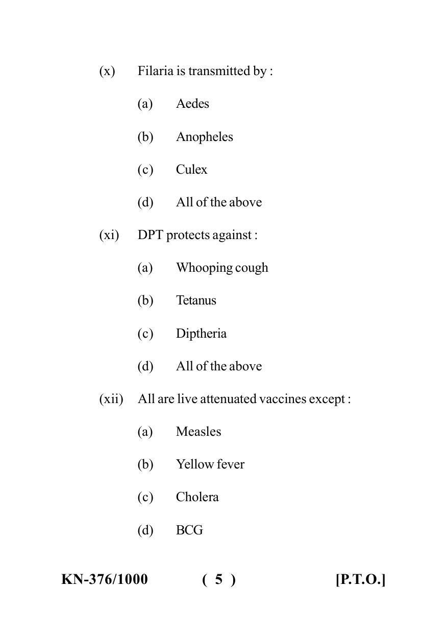 Sarguja University Question Paper - 2022 : Diploma In Pharmacy Part-I Social Pharmacy Paper I - Page 5