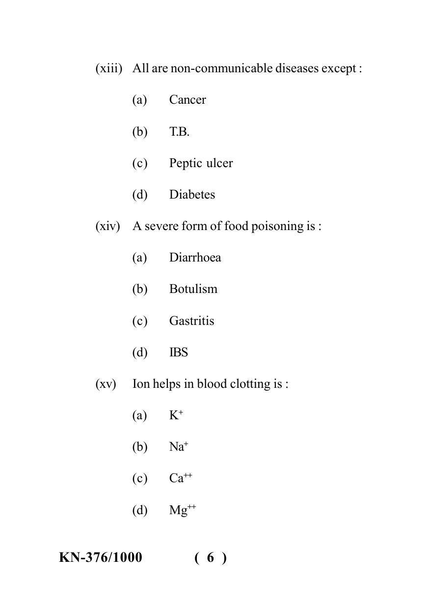 Sarguja University Question Paper - 2022 : Diploma In Pharmacy Part-I Social Pharmacy Paper I - Page 6
