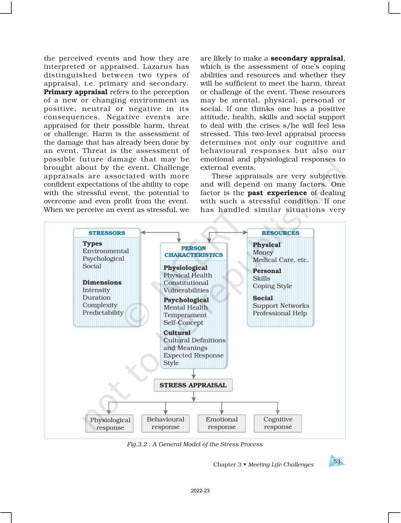 NCERT Book for Class 12 Psychology Chapter 3 Meeting Life Challenges - Page 4