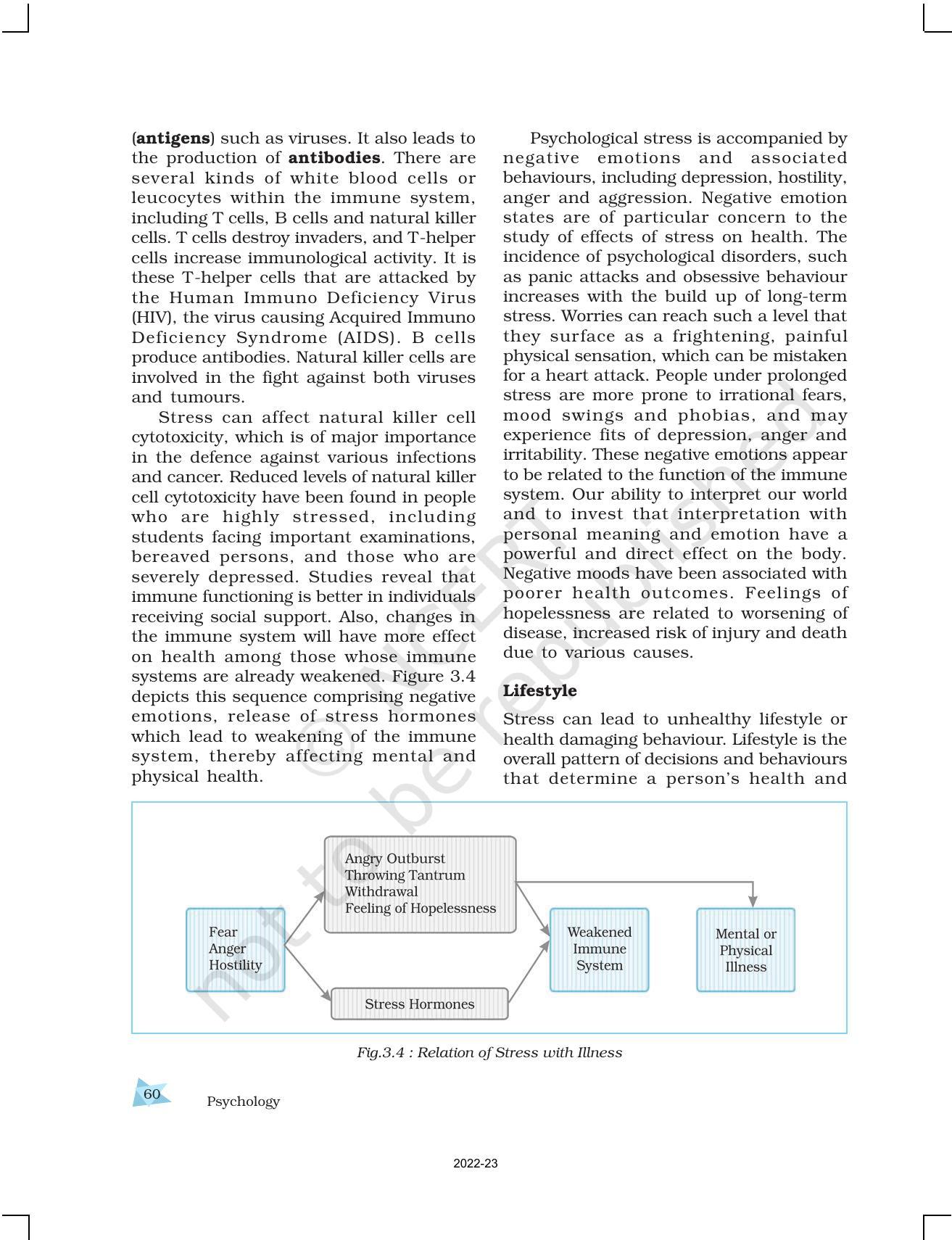 NCERT Book for Class 12 Psychology Chapter 3 Meeting Life Challenges - Page 11