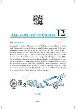 NCERT Book for Class 10 Maths Chapter 12 Area Related to Circles
