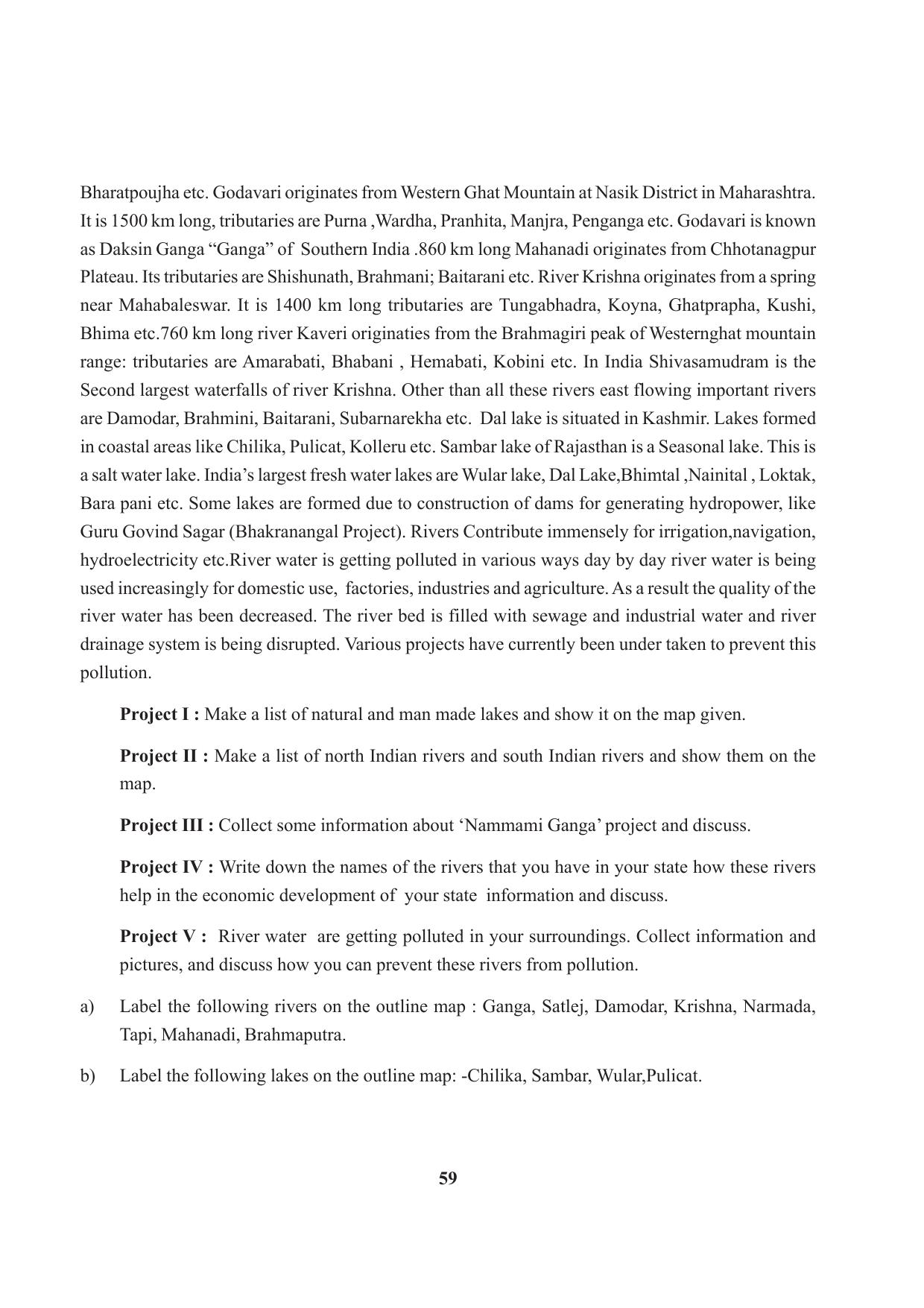 Tripura Board Class 9 Social Science English Version Workbooks - Page 59