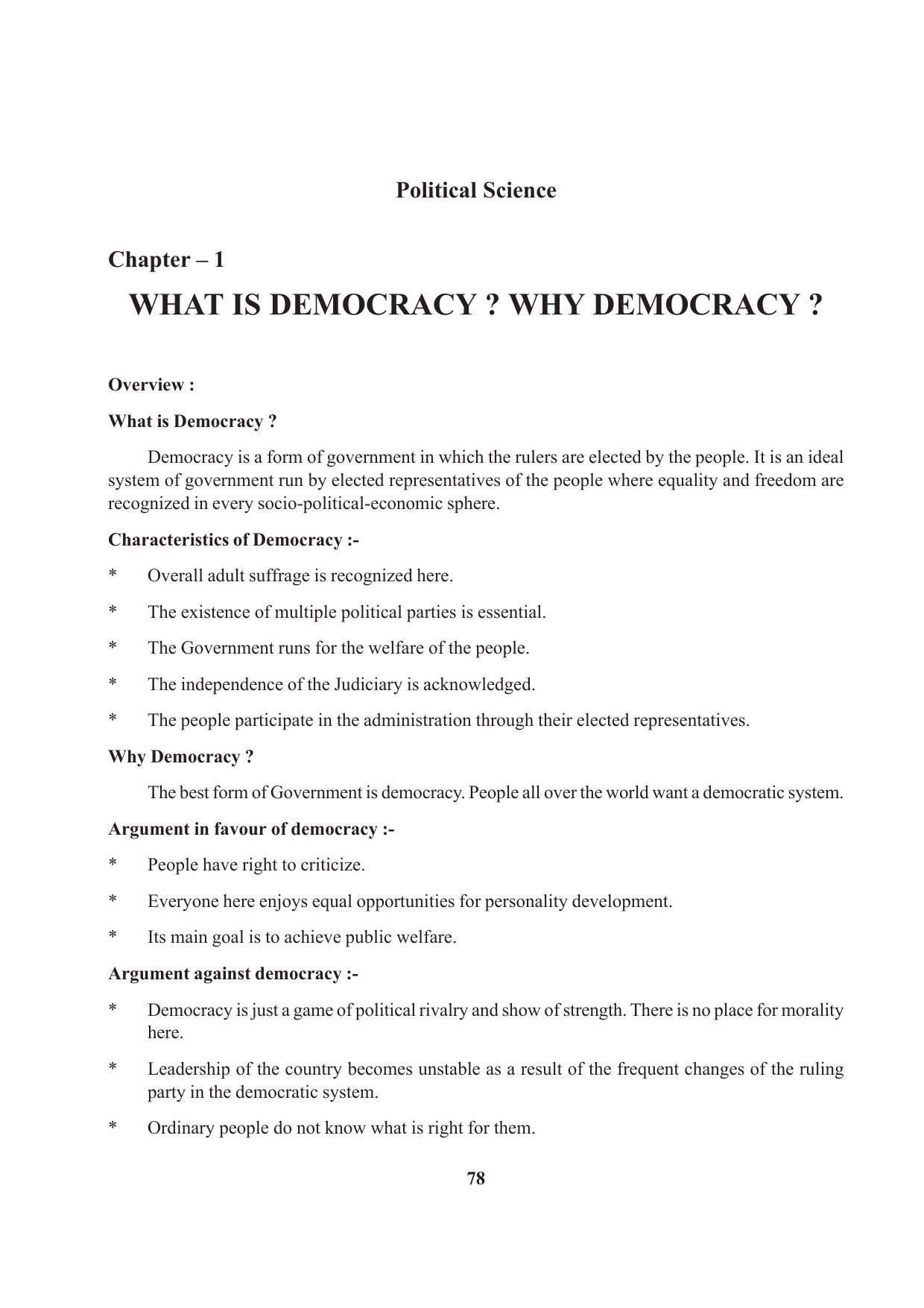 Tripura Board Class 9 Social Science English Version Workbooks - Page 78