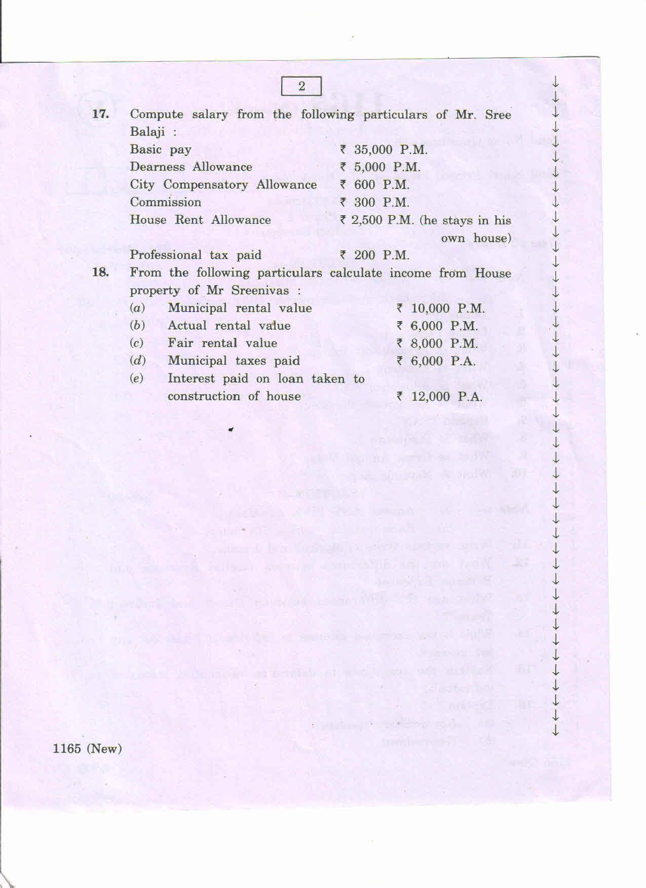 AP Inter 2nd Year Vocational Question Paper March - 2020 - Taxation-I - Page 2
